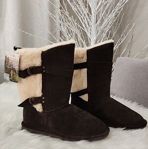 Bearpaw Alexandra Wool Sheep Skin Mid Calf Winter Boots